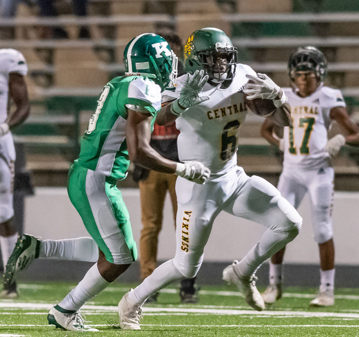 Friday night high school football action